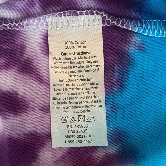 Pet Tee Large Tie Dye Dog Shirt Color Splash ArtMinds Bright & Fun Vibes Styling - Picture 9 of 12